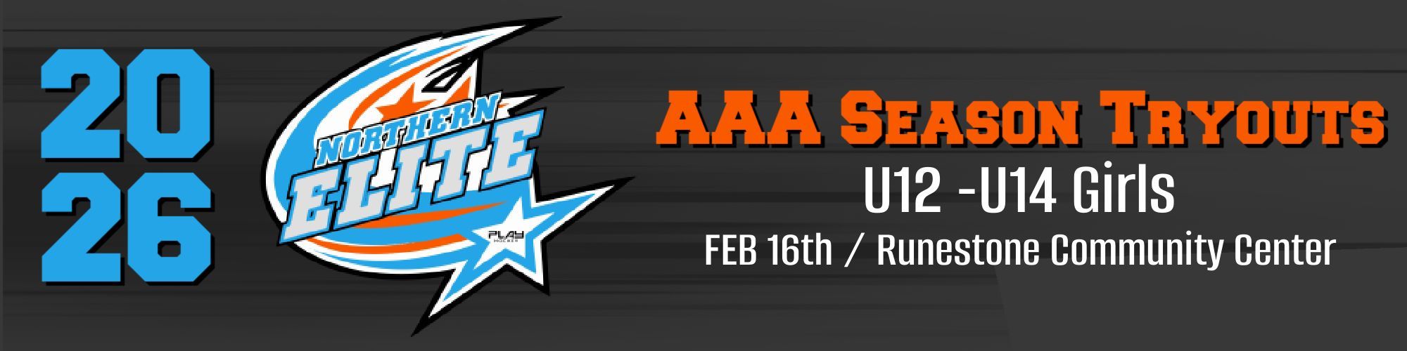 12U-14U - 2026 Northern Elite Girls AAA Tryouts