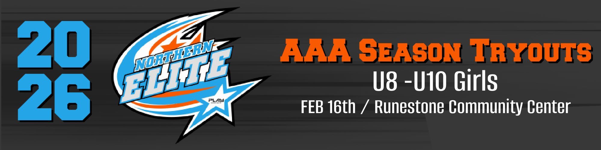 8U-10U - 2026 Northern Elite Girls AAA Tryouts